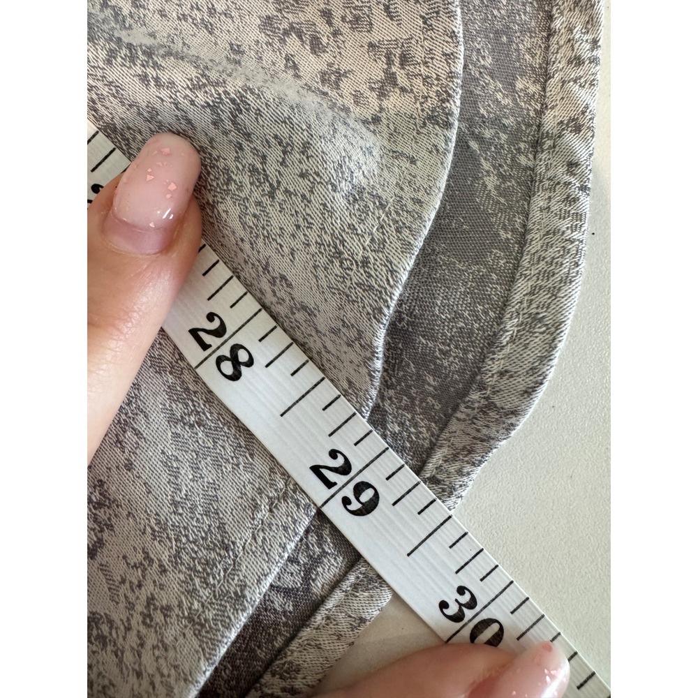 Chicos No Iron Python Print Jacquard Tunic Shirt Women 2.5 L XL Minimalist - Picture 8 of 12